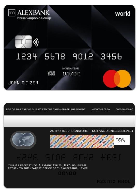 Egypt Alexbank world mastercard